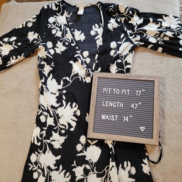 Johanna Ortiz x H&M long floral wrap dress size XS​ - Picture 13 of 16